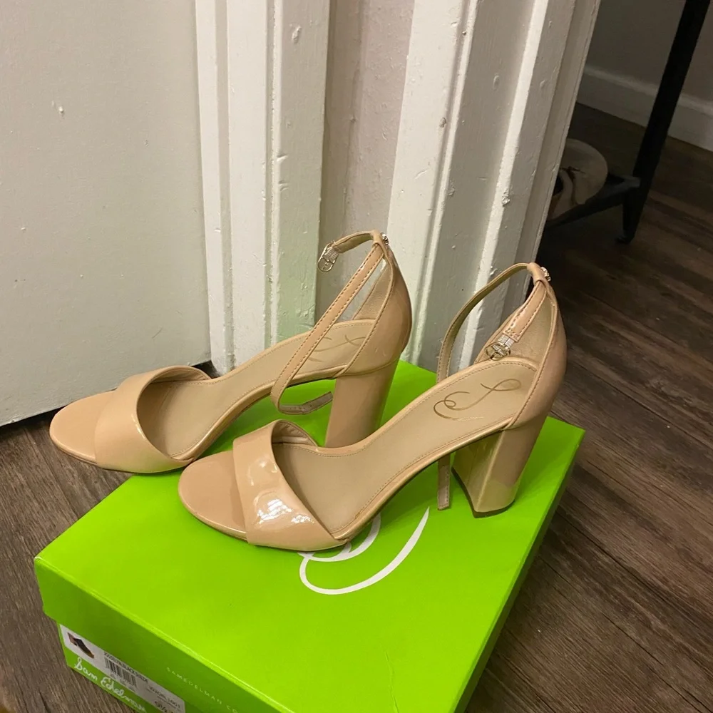Sam Edelman Robyn Heels in Beige Blush 8.5M - Picture 5 of 9